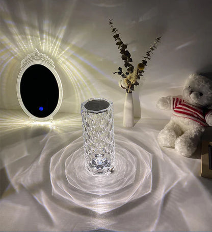 Crystal Ambience Light Table Lamp