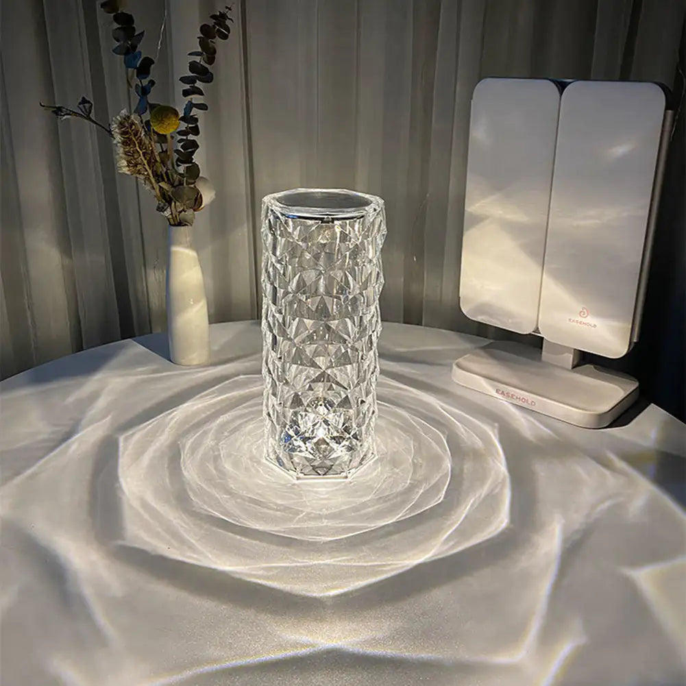 Crystal Ambience Light Table Lamp